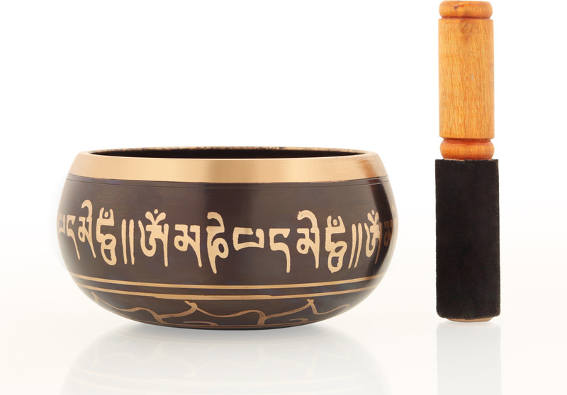 The Healing Store 1.5 KG MANTRA SINGING BOWL YELLOW ANTIQUE Singing Bowl