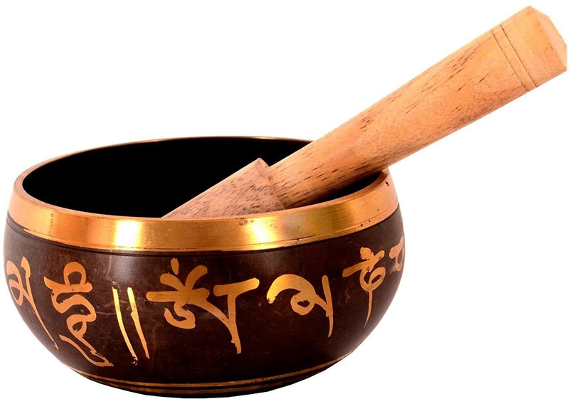 Purpledip Bell Metal Tibetan Buddhist Singing Bowl 4 inch For Meditation Singing Bowl