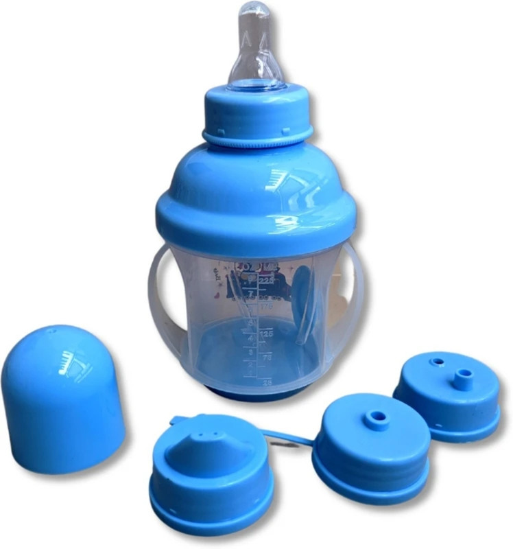 Mitrabal Baby Milk Feeding Bottle for Kids 5 in 1 Combo Pack(Multicolor)