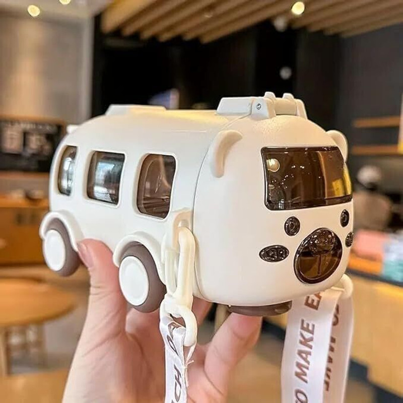 MICASHU Bus Water Bottle for Kids 500ML(Multicolor)