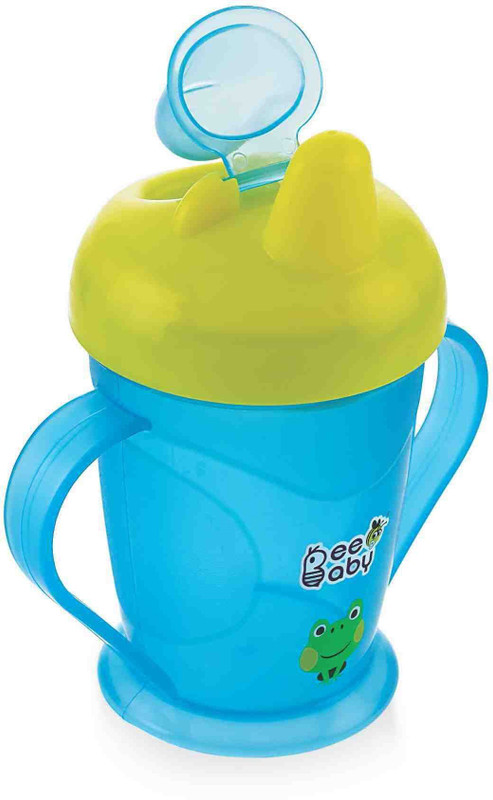 Beebaby TWIN HANDLE HARD SPOUT SIPPER CUP(Blue, Yellow)