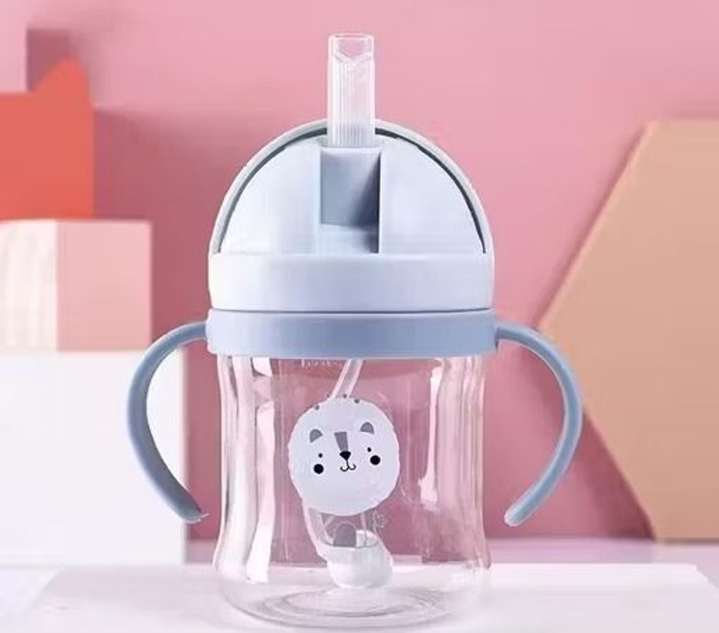 FLENGO; MADE FOR YOU Spill-Proof Baby Sipper Cup with Straw & Handles – BPA-Free pack-1(Multicolor)