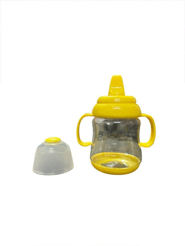 NPE 250 ml kid's / baby Plastic Sipper Cup with Double Handle(Yellow)