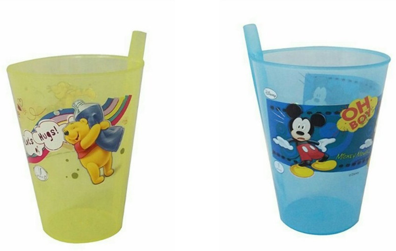 SOFTLINE STRAW GLASS SIPPER(Red, Blue, Green)