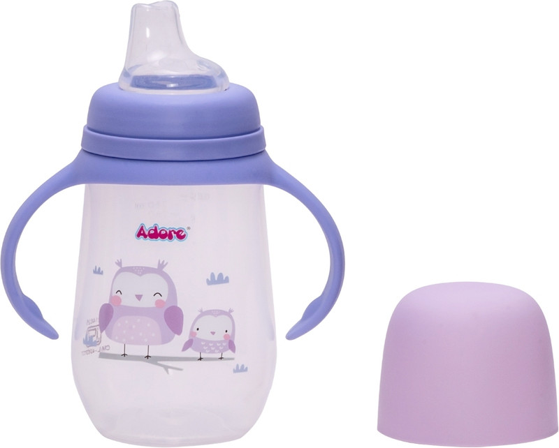 Adore Advanced IRELAND Soft Spout Sipper The British Inspired Color Themes 240ml(Purple)