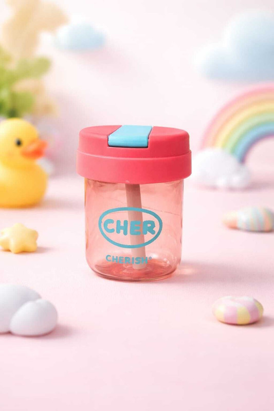CHER Kids Water Sipper Bottle for School & Travel(Multicolor)