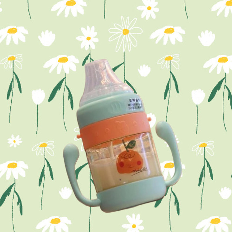 Prettify Baby Spout Sipper Cup with Soft Silicone Straw Leakproof,BPA Free & Non Toxic(Multicolor)