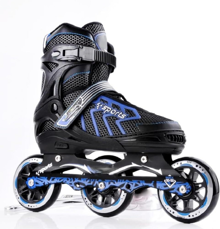 arthasya Inline Skates Size Adjustable All Pure PU Strong Wheels Aluminium with LED In-line Kids(Adjustable, Advanced, Multicolor)