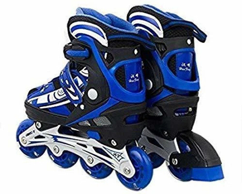 DIXON Premium Quality Inline skate Quad Roller Kids Size 3 UK - 6 UK(Adjustable, Advanced, Training, Beginner, Multicolor)