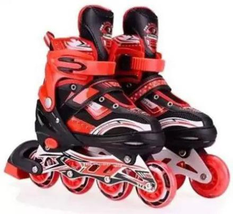 Rubis High quality Shoe In-line Skates In-line Kids Size  3 UK - 6 UK(Adjustable, Training, Red)
