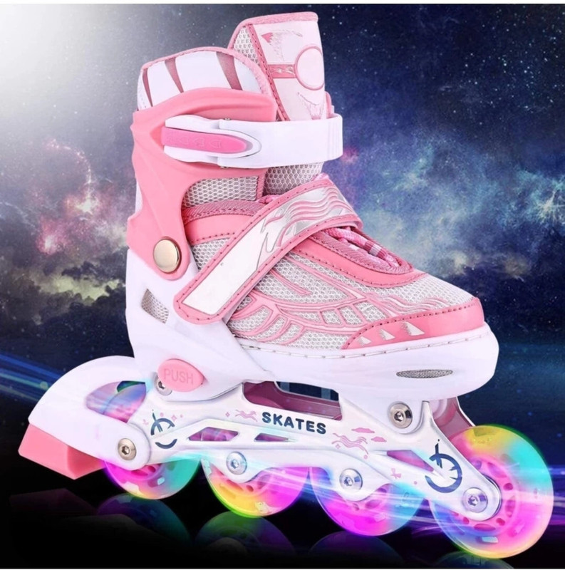 SEKHMET Pink Sketing In-line Adults Size 6 UK - 9 UK(Adjustable, Advanced, Pink)