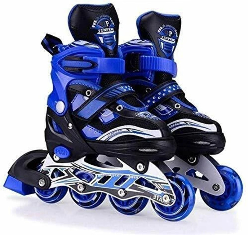 JR CLUB magic skates In-line Kids Size 3 UK - 6 UK(Adjustable, Training, Advanced, Beginner, Multicolor)