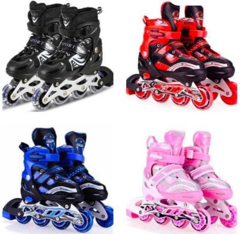 shun hub impex 4 Wheel skates Shoe Adults Size 6 UK - 10 UK(Adjustable, Beginner, Training, Intermediate, Advanced, Recreational, Multicolor)