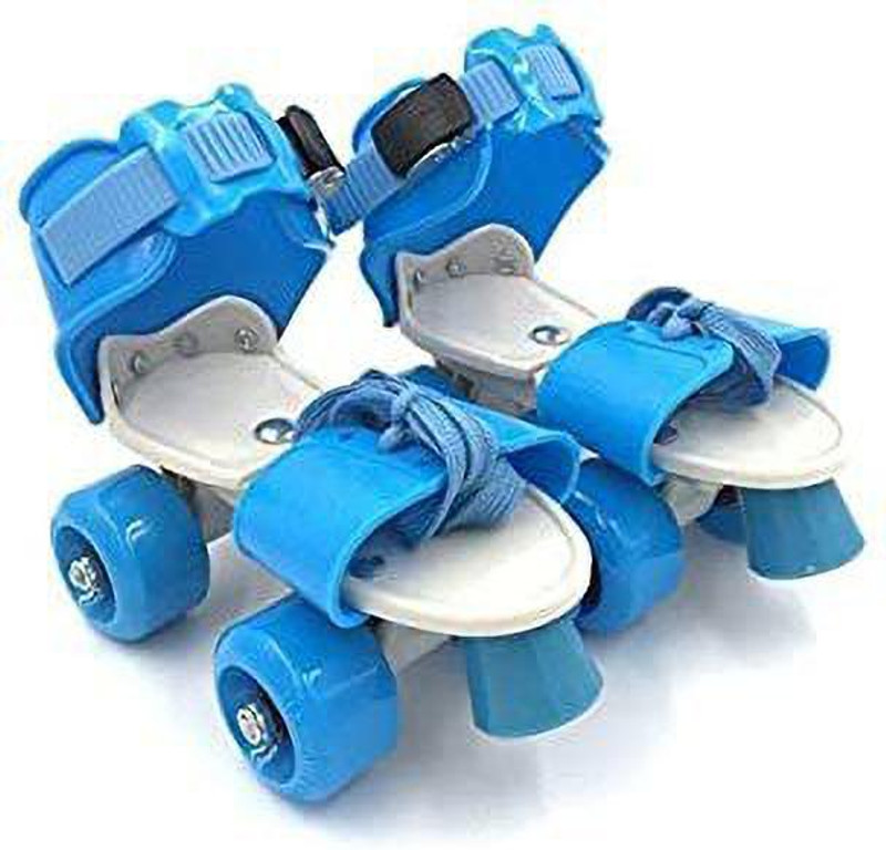 Bella Faccia Roller Skates for Kids Age Group 5-15 Years Adjustable Inline Skating Shoes-Blue In-line Adults Size  4 UK - 8 UK(Adjustable, Beginner, Recreational, Training, Advanced, Blue)