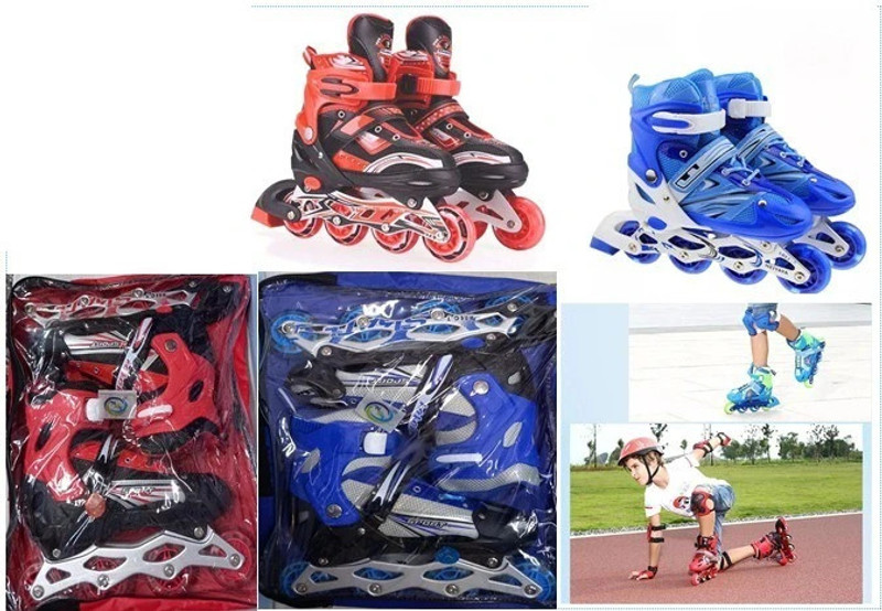 Galactic High Performance Inline Skates with PU Flashing Wheel Aluminum Body in-Line Skates with Adjustable Length (Multicolor) Quad Roller Kids Size 4C UK - 12C UK(Adjustable, Training, Multicolor)