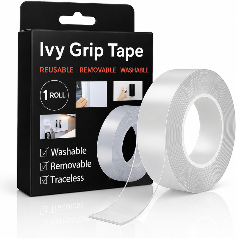 lyke 3 Meter Skateboard Grip Tape(Transparent, Clear)