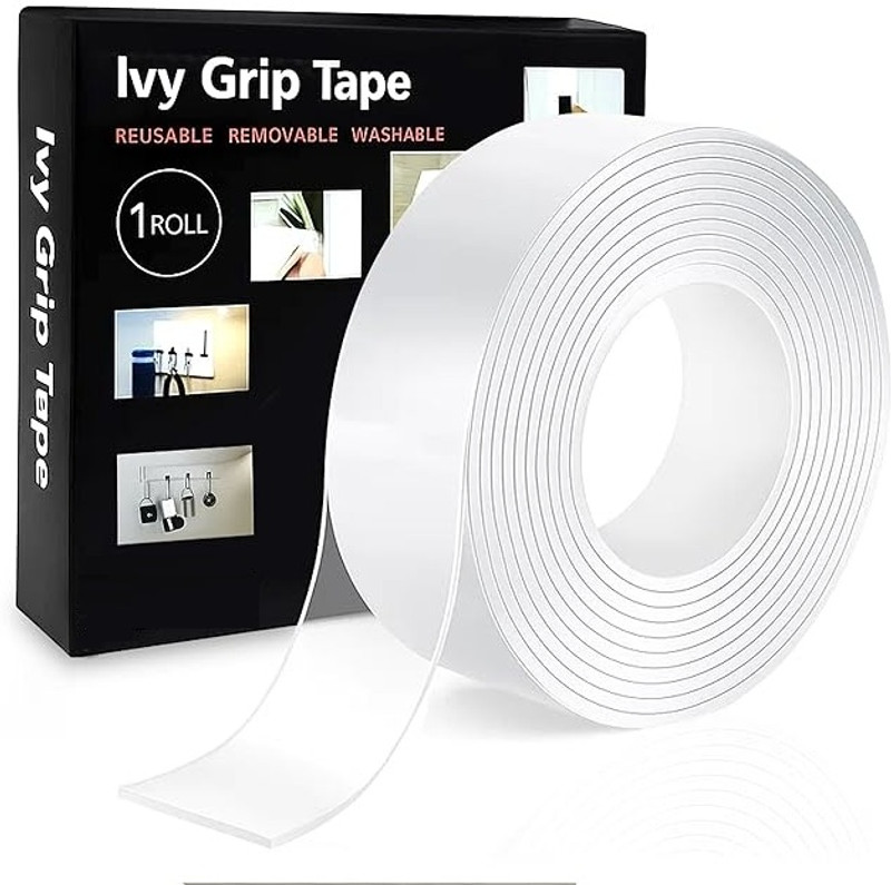 SYMKARD 1 MM,3 METER Skateboard Grip Tape(Multipurpose Double Sided Tape Heavy Duty - Adhesive Silicone Tape,)