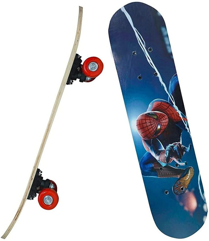 Alakhdhani Enterprise Fully Assemble 17 Inch x 5 Inch Big Size 120 Kgs Weight Capacity 5 Years Kids 12 cm x 8 cm Skateboard(Blue, Pack of 1)