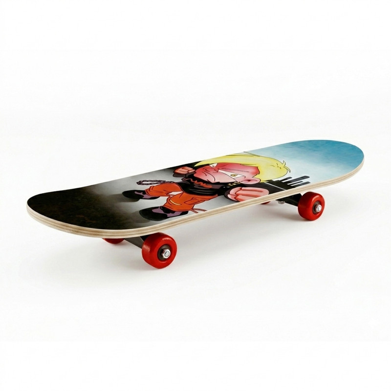 ZHOOSH Double Kick Concave Skate Board 5.5 cm x 23 cm Skateboard(Multicolor, Pack of 1)