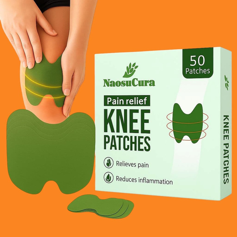 Naosucura Joint Support Knee Patches for Arthritis and Pain Therapy – 50 Herbal Sheets Knee Support(Green)