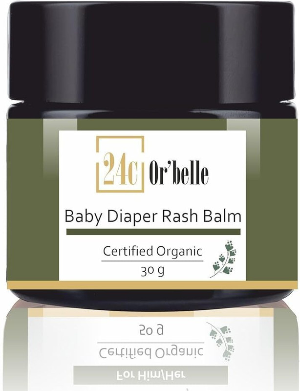 24c Or'belle Baby Diaper Rash Balm | Cream Helps Prevent, Treat And Soothe Diaper Rashes And Skin Inflammation(30 g)