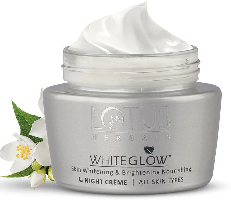 LOTUS HERBALS WhiteGlow Skin Brightening & Nourishing Night Cream(25 g)