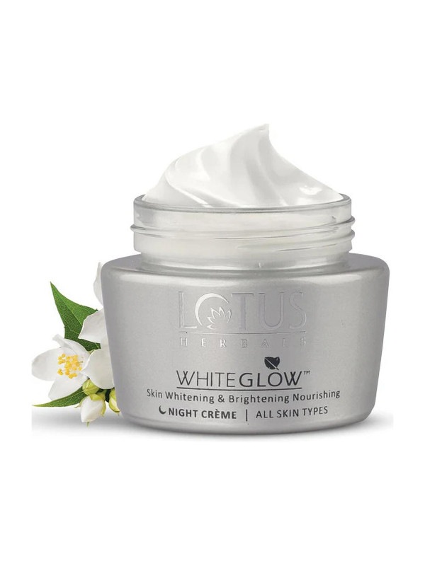 LOTUS HERBALS WhiteGlow Skin Brightening & Nourishing Night Cream(25 g)