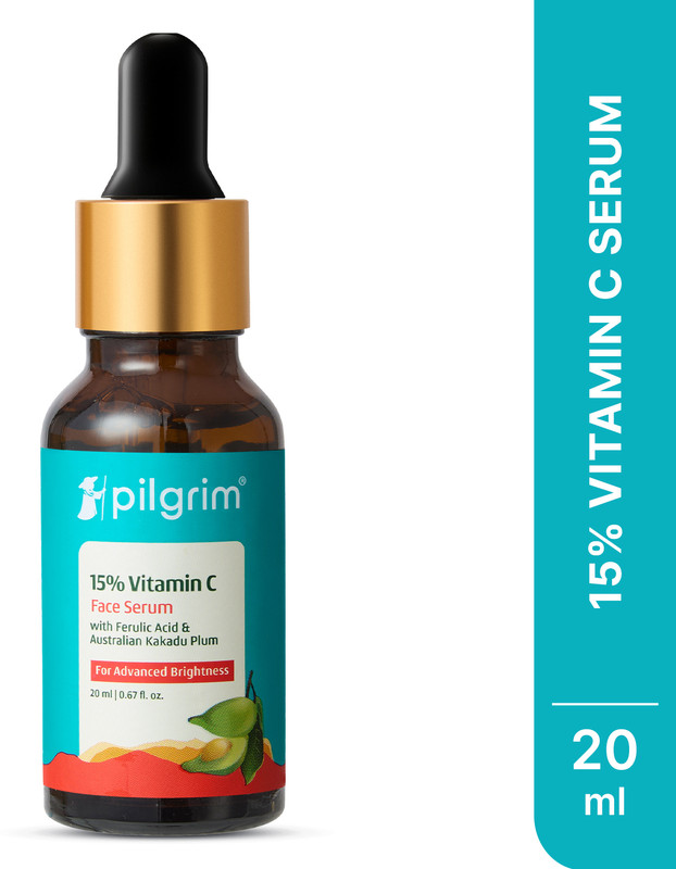 Pilgrim 15% Vitamin C Face Serum with ferulic acid and australian kakadu plum(20 ml)