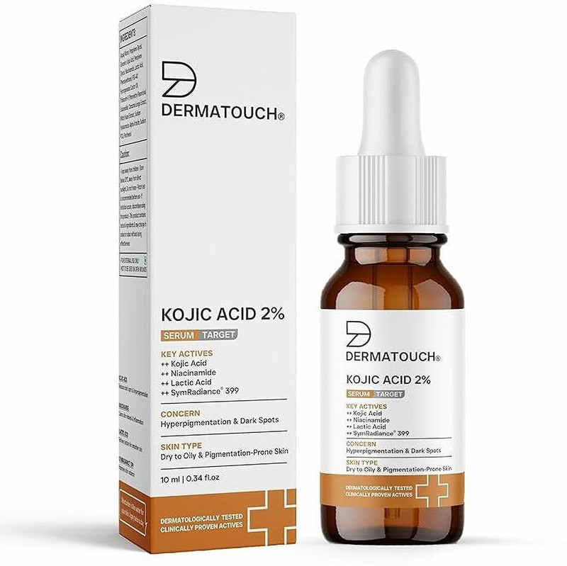 Dermatouch Kojic Acid 2% Face Serum for- Hyperpigmentaion & Dark Spots for Dry to Oily & Pigmentation-Prone Skin(20 ml)