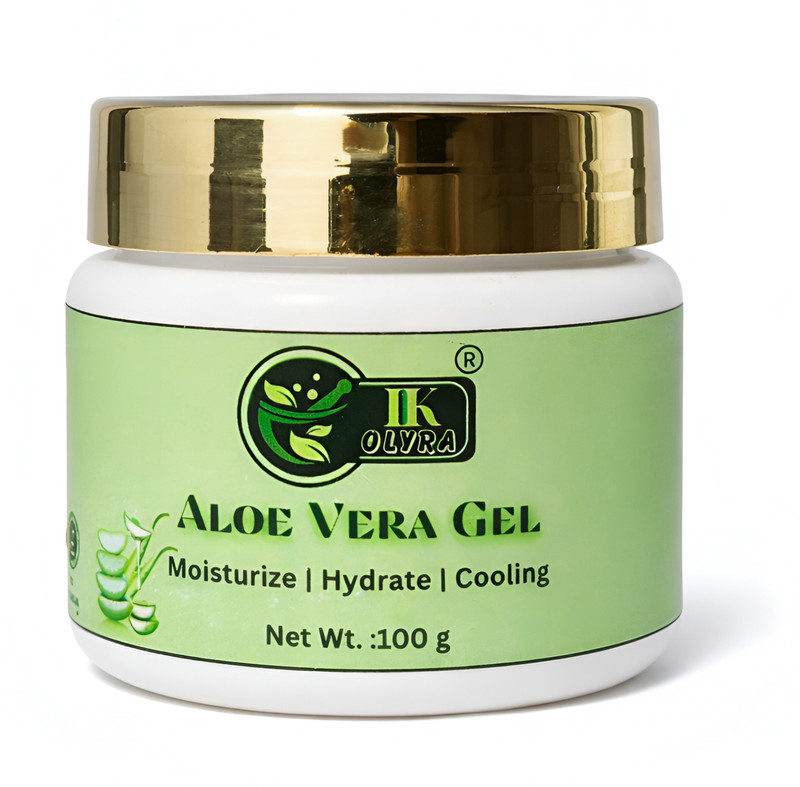 ik olyra Pure Aloe Vera Skin Gel 100g for Face & Hair(100 g)