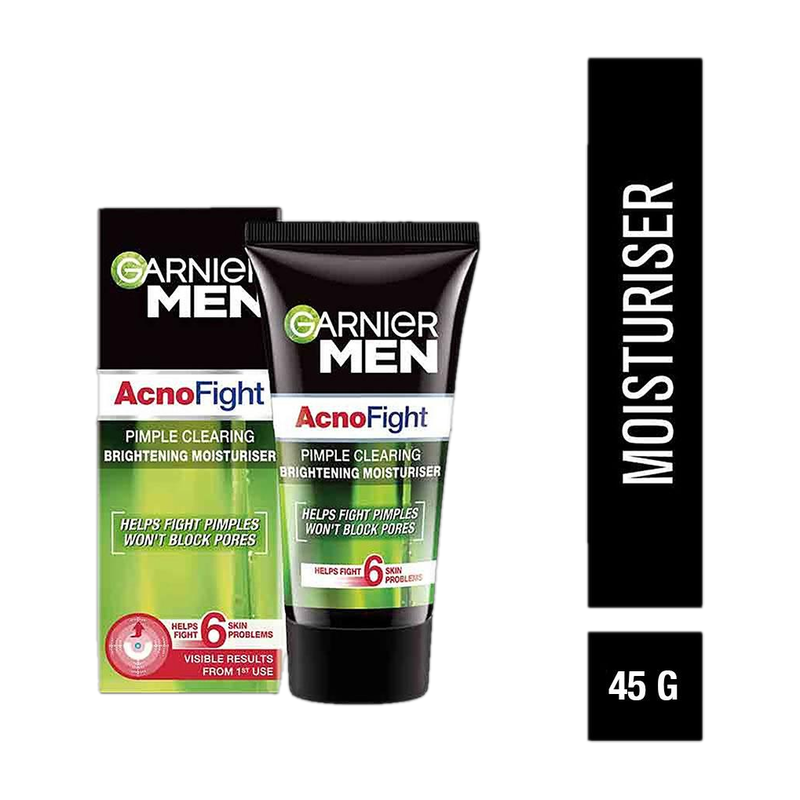 Garnier Men Acno Fight Pimple Clearing Brightening Moisturizer with Salicylic Acid(45 g)
