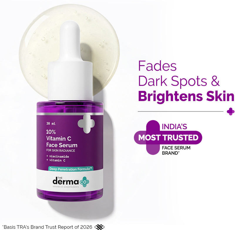 The Derma Co 10% Vitamin C Face Serum for Skin Radiance(20 ml)