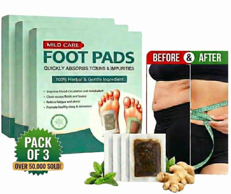OSUFI Ginger Foot Detox Pad For Weight Loss 40 Patches Pack For Herbal Detox _02(400 ml)