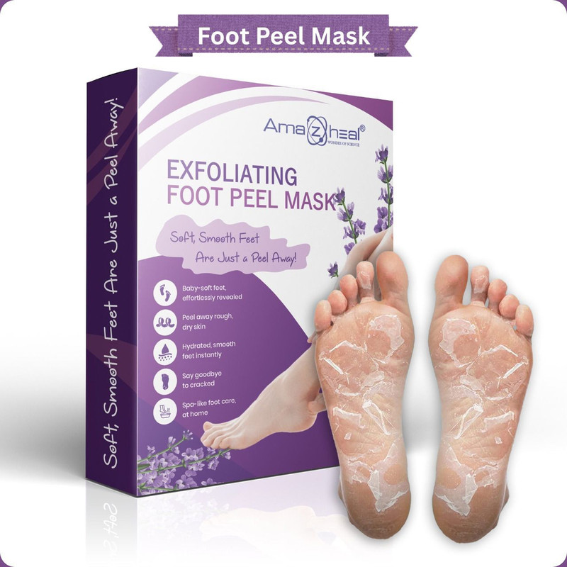 Amazheal Foot Peel Mask – Exfoliating Dead Skin Removal for Smooth Feet(100 g)