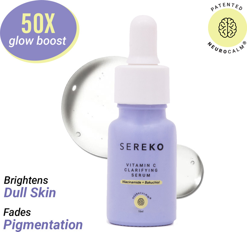 SEREKO 50x Vitamin C Clarifying Face Serum Fades Pigmentation & Dark Spots for Bright Skin(10 ml)