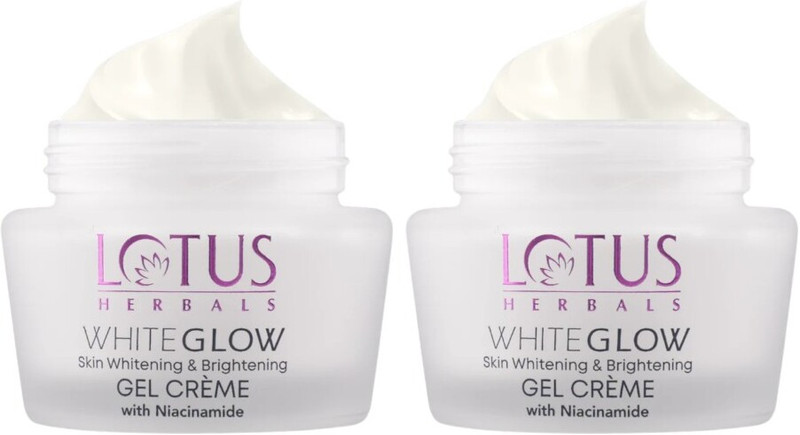 LOTUS HERBALS Whiteglow Skin Whitening & Brightening Gel Cream SPF 25 (Pack of 2) (40g * 2)))(80 g)