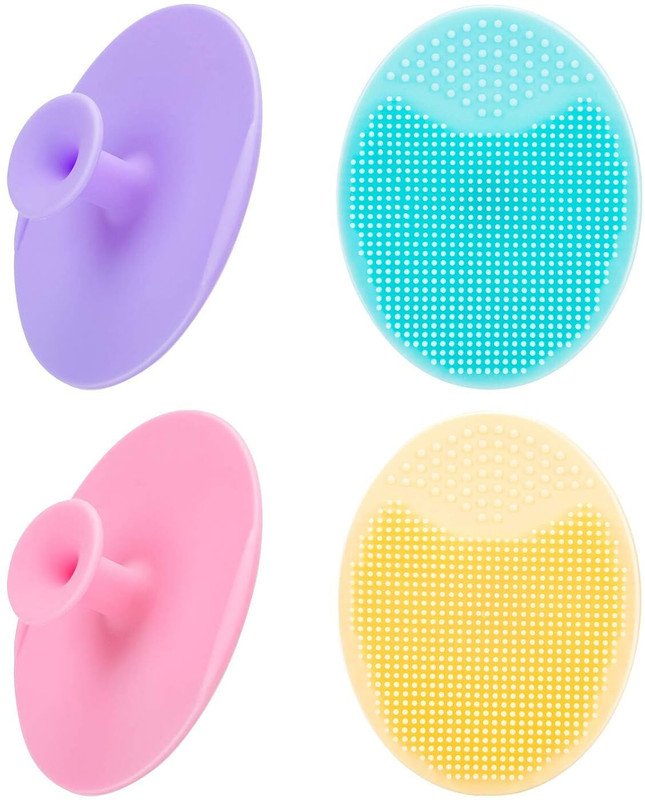 RUGY Face Scrubber, Soft Silicone Facial Cleansing Brush Face Deep Cleaning Skin Care