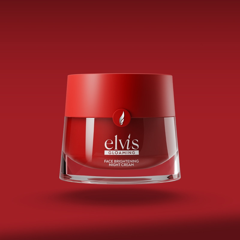 Elvis Face Brightening Night Cream for Glowing Skin | Repair & Hydrate Overnight(65 g)