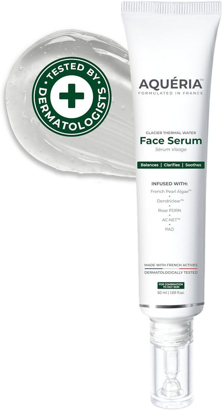 Aqueria 3% Niacinamide Oil Control French Face Serum | Reduces Acne & Dark Spots | Oily & Combination Skin(50 ml)