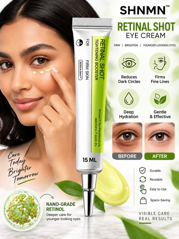 SHNMN Retinol Face cream for Wrinkles Fine Lines Firm Skin Anti Aging Booster(15 ml)
