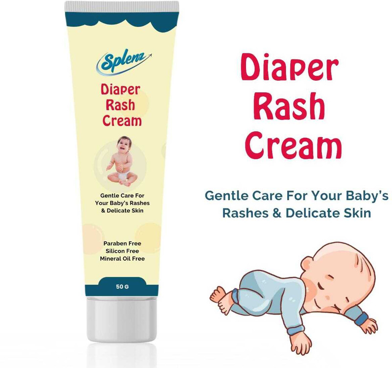 splenz Magical Diaper Rash Cream for Babies – 50g | Paraben Free, Ayurvedic & Gentle on Skin(50 g)