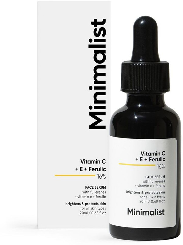 Minimalist 16% Vitamin C Serum With Vitamin E & Ferulic acid for Brightening(20 ml)