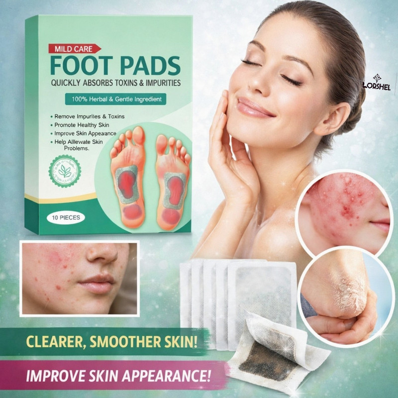 LORSHEL Foot pads weight loss | Refined Foot Patch Treatment Formula - Enhances Daily Fo(10 ml)