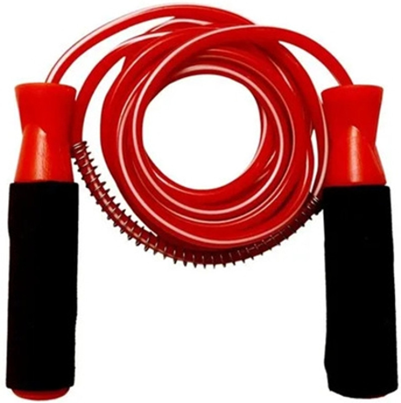 HL Sports Adjustable Bearing Skipping Rope for Men & Women | Fast Speed Jump Rope Speed Skipping Rope(Red, Length: 274 cm)