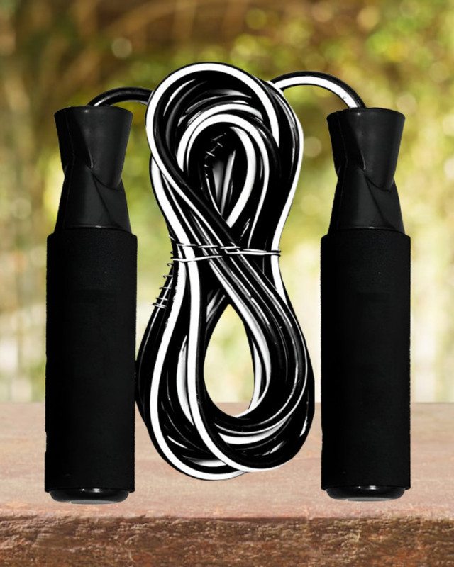 TECHTON Home Exercise,Workout, BAG Ball Bearing Skipping RopeTwq98LK Speed Skipping Rope(Multicolor, Length: 320 cm)
