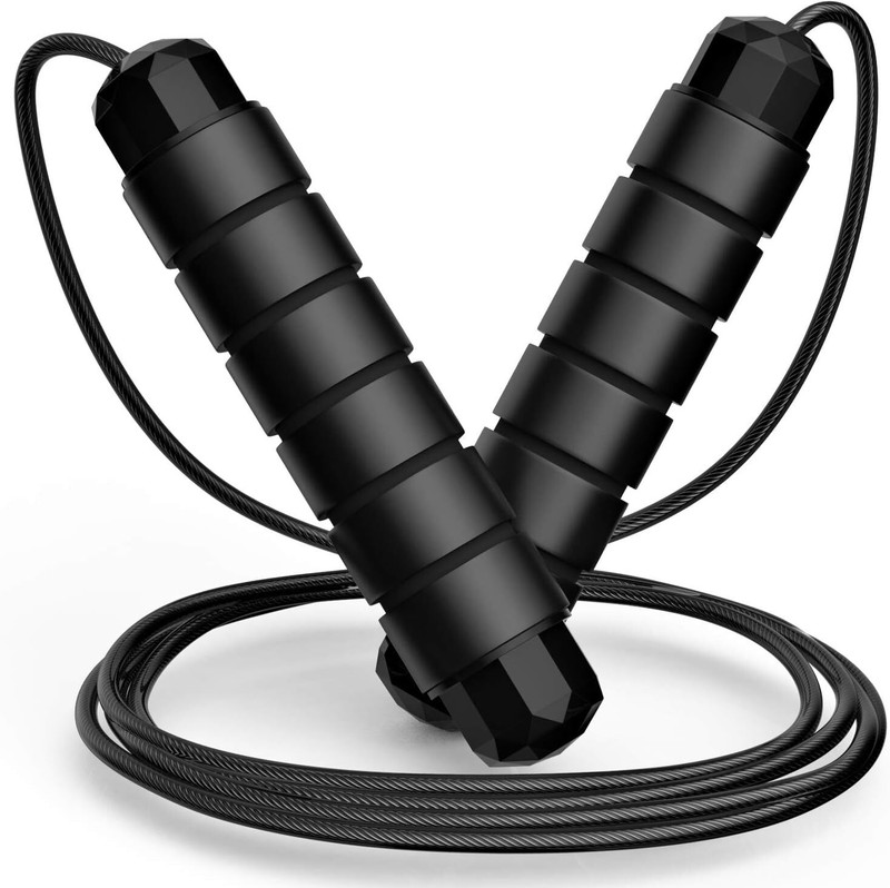 ANTINA Steel Wire Skipping Rope For Men & Women Adjustable Jumping Rope For Workout Freestyle Skipping Rope(Length: 280 cm)
