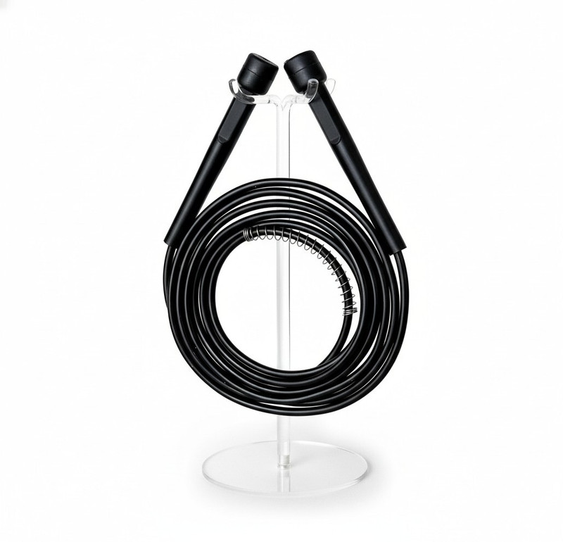 Best-Quality-Hub Skipping Rope for Men or Women/ jumping skipping rope/ kudne wali rassi/ Freestyle Skipping Rope(Black, Length: 189 cm)