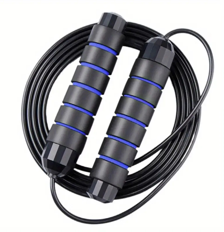 Shopeleven Speed Jump Rope with Memory Foam Handle for Effective Cardio and Weight Loss Ball Bearing Skipping Rope(Length: 300 cm)