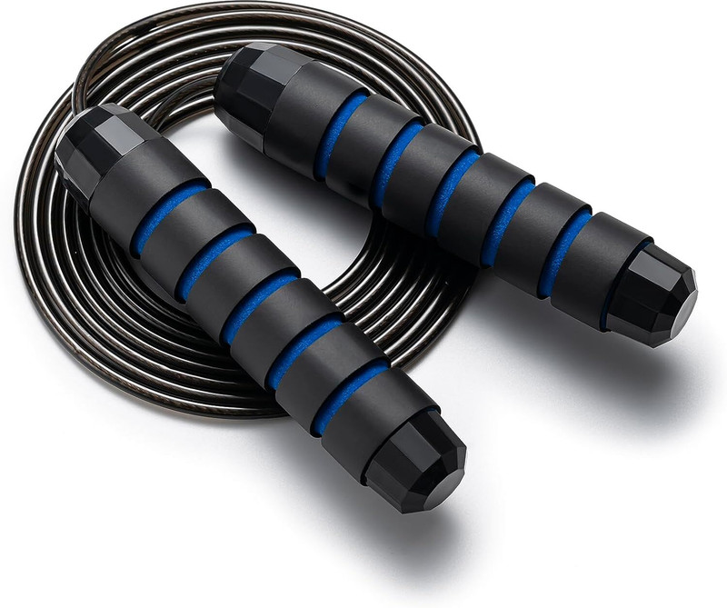 Pheonix Skipping Rope For Men Women Kids Adjustable Jump / Jumping Rope For Gym Sports Ball Bearing Skipping Rope(Multicolor, Length: 270 cm)