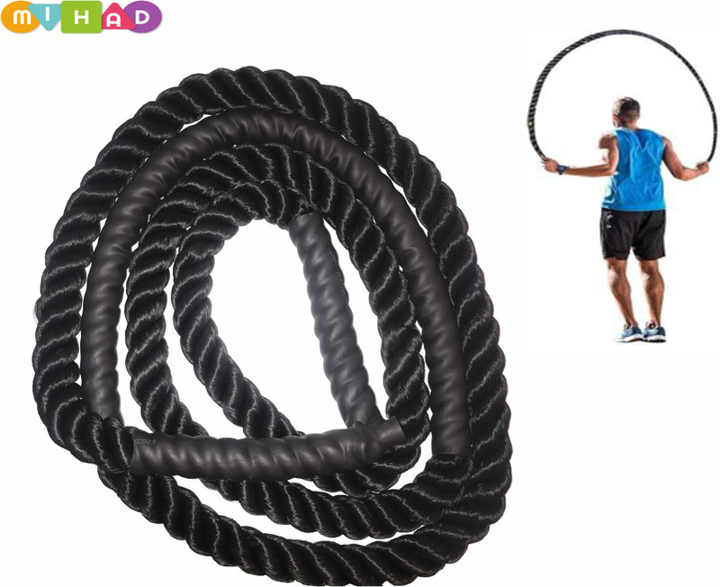 Mihad Skipping Rope, Weighted Jump Rope for Fitness, Heavy Battle Rope for Exercise. Weighted Skipping Rope(Length: 300 cm)